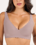 Reggiseno Scalloped Bianco