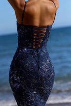 Vestido Celeste di Mezzanotte