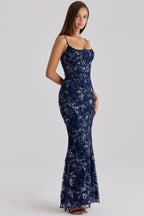 Vestido Celeste di Mezzanotte