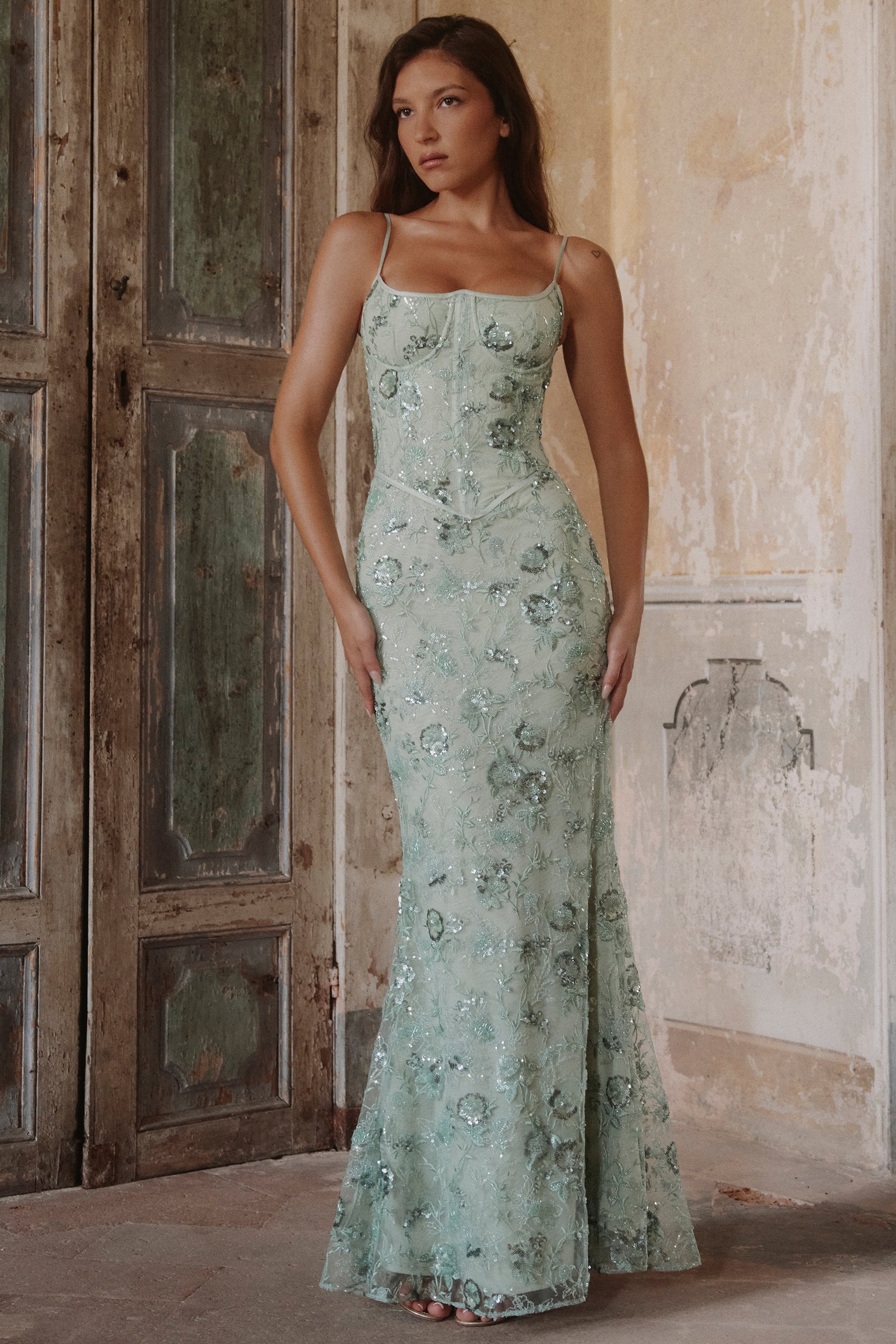 Vestido Celeste di Mezzanotte
